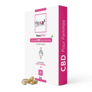 HexaVITA gélules CBD Confort Menstruel 1500mg pour elle