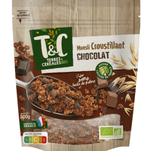 Muesli chocolat croustillant bio